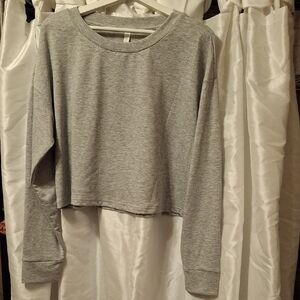 Zella Gray Women's Crop Sweatshirt XL 💙💙💙💙